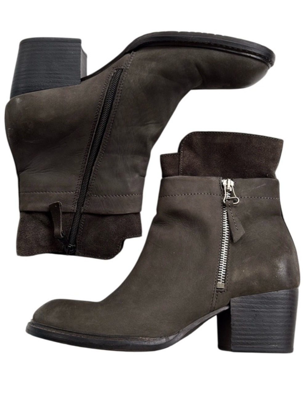 Miz Mooz Leather Thayer Boots Size 9 - 9.5